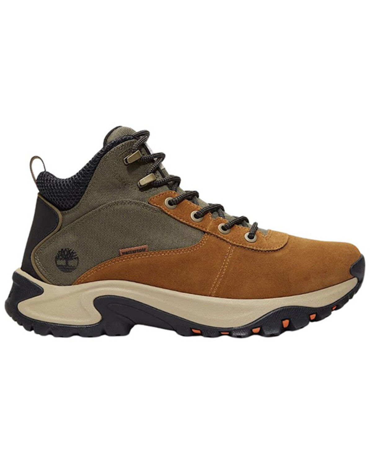 Image #2 - Timberland Men's Mt. Maddsen Peak Mid Waterproof Hiking Boots - Soft Toe, Brown, hi-res