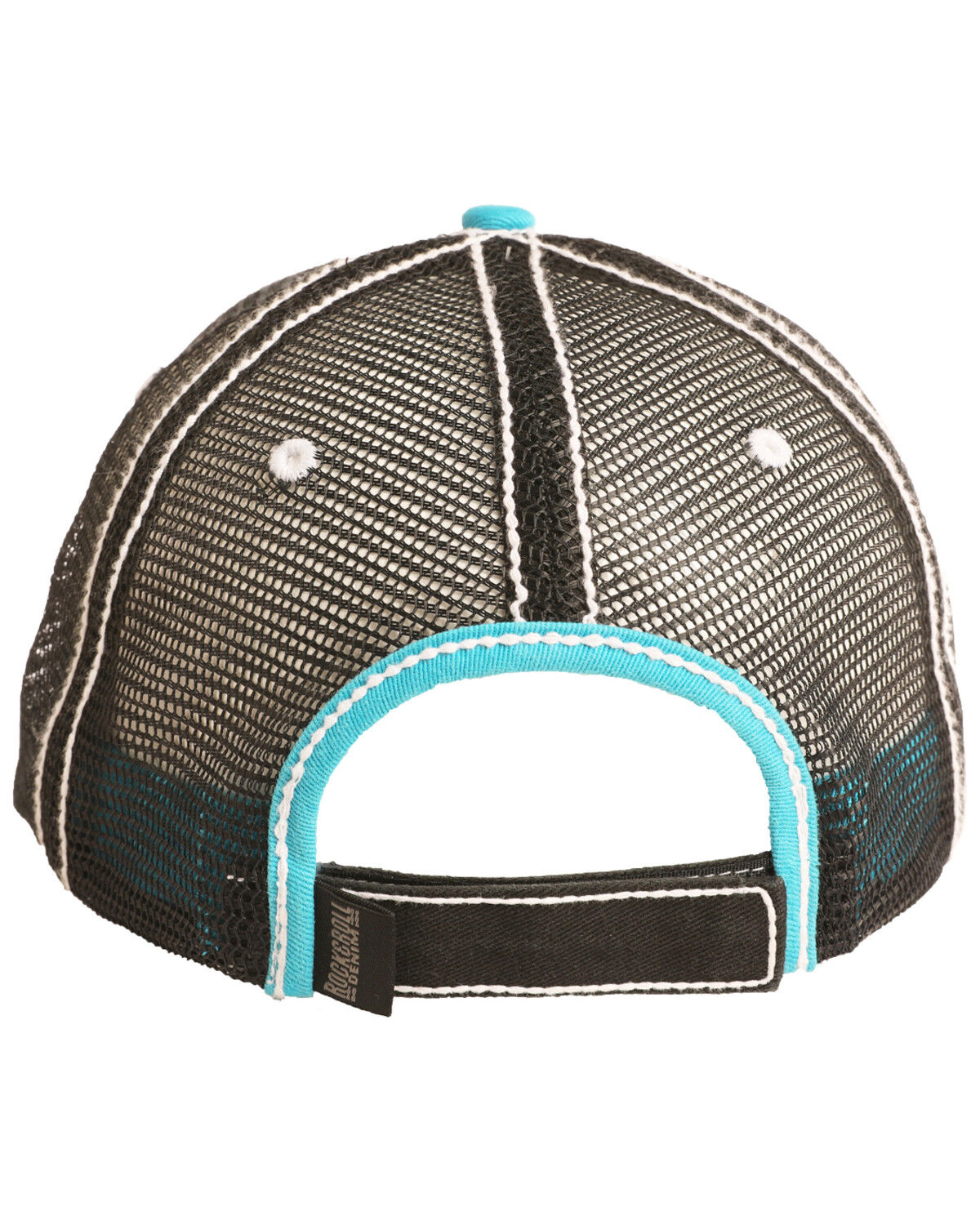 Image #3 - Rock & Roll Denim Men's Honky Tonkin Baseball Cap, Black, hi-res