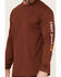 Image #3 - Cody James Men's FR Logo Long Sleeve Work T-Shirt, Mahogany, hi-res
