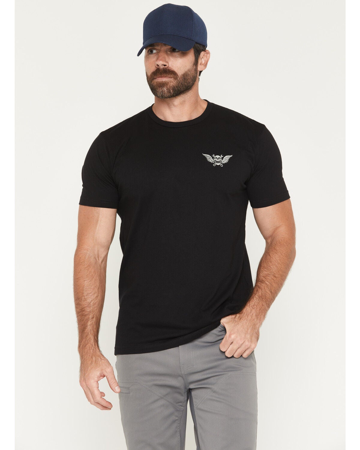 Image #2 - Troll Co Men's Experienced Short Sleeve Graphic Work T-Shirt, Black, hi-res