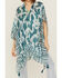 Image #3 - Shyanne Women's Batik Printed Shawl, Deep Teal, hi-res
