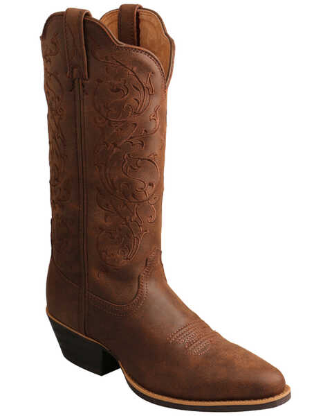 Image #1 - Twisted X Women's Western Performance Boots - Medium Toe, Brown, hi-res