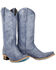 Image #1 - Lane Women's Emma Jane Tall Western Boots - Snip Toe, Blue, hi-res