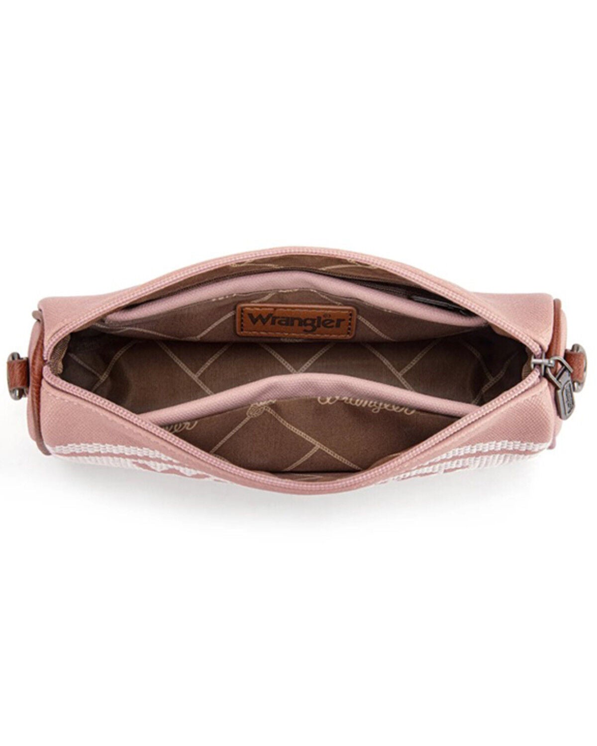Image #2 - Wrangler Women's Logo Hobo Shoulder Bag, Pink, hi-res
