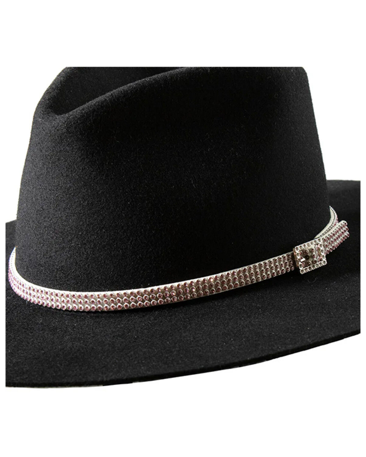Image #1 - Shyanne Women's Embellished Buckle Hat Band, Pink, hi-res