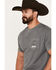 Image #2 - Hooey Men's Cheyenne Short Sleeve Graphic T-Shirt , Grey, hi-res