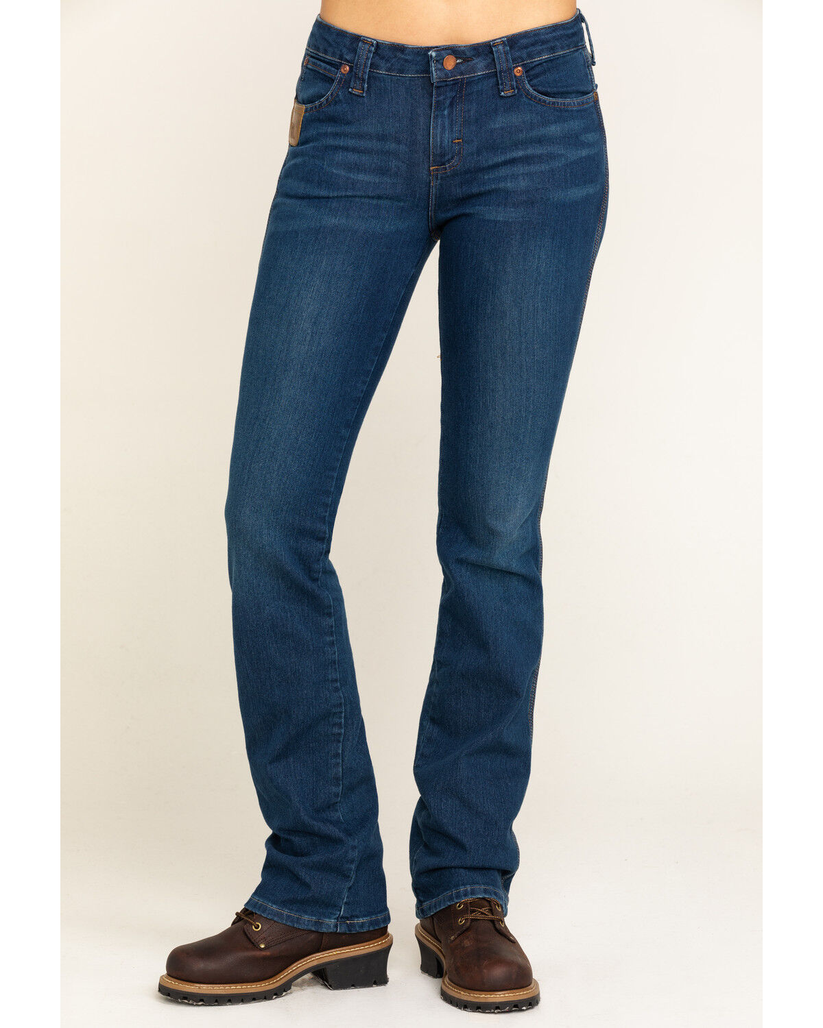 Image #2 - Wrangler Riggs Women's Bootcut Work Jeans, Stone, hi-res