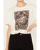 Image #3 - White Crow Women's Run Wild Short Sleeve Graphic Tee, Ivory, hi-res