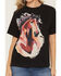 Image #3 - Shyanne Women's Horse Rhinestone Short Sleeve Graphic T-Shirt, Black, hi-res
