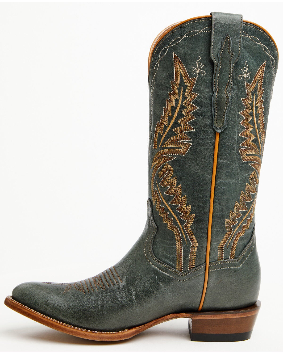 Image #3 - Dan Post Women's Juni Western Boots - Round Toe, Blue, hi-res