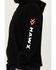 Image #3 - Hawx Men's Logo Sleeve Hooded Sweatshirt - Tall, Black, hi-res