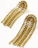Image #2 - Ink + Alloy Women's Clara Waterfall Fringe Earrings, Multi, hi-res