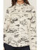 Image #3 - Wrangler x Lainey Wilson Women's Landscape Print Long Sleeve Snap Western Shirt, Cream, hi-res
