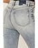 Image #4 - Daze Women's Acid Wash Go-Getter Flare Jeans , Blue, hi-res