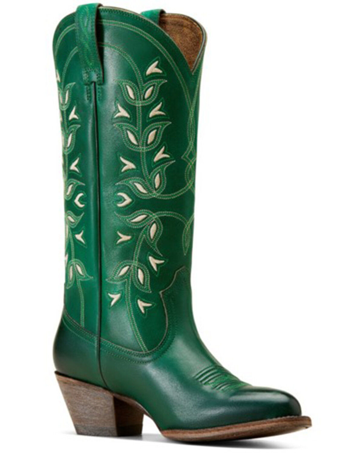 Image #1 - Ariat Women's Desert Holly Western Boots - Round Toe, Green, hi-res