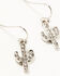 Image #4 - Shyanne Women's Snake And Stone Earring Set , Pink, hi-res