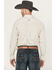 Image #4 - Ariat Men's Randall Wrinkle Free Striped Long Sleeve Button-Down Western Shirt, Off White, hi-res