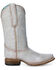 Image #2 - Corral Women's Embroidered Western Boots - Square Toe, White, hi-res