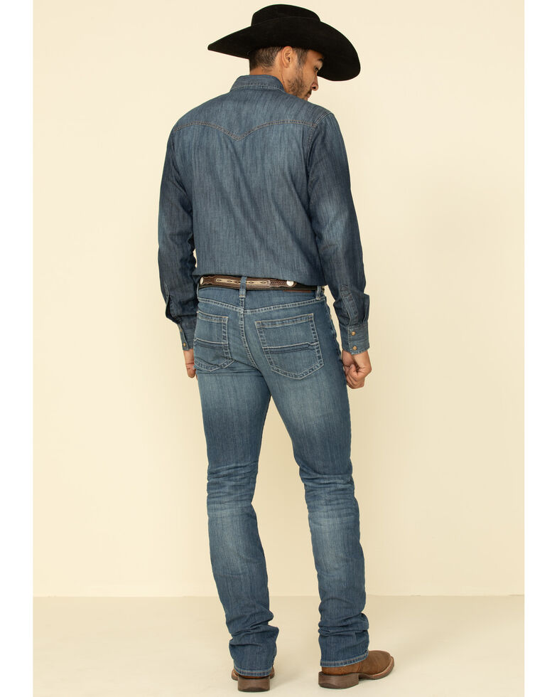 Cody James Men's Fisticuff Stackable Medium Wash Stretch Straight Jeans , Blue, hi-res