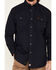 Ariat Men's FR Featherlight Long Sleeve Button Down Work Shirt , Navy, hi-res