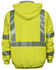 Image #2 - National Safety Apparel Men's FR Vizable Hi-Vis Waffle Weave Zip Front Work Sweatshirt - Big , Bright Yellow, hi-res