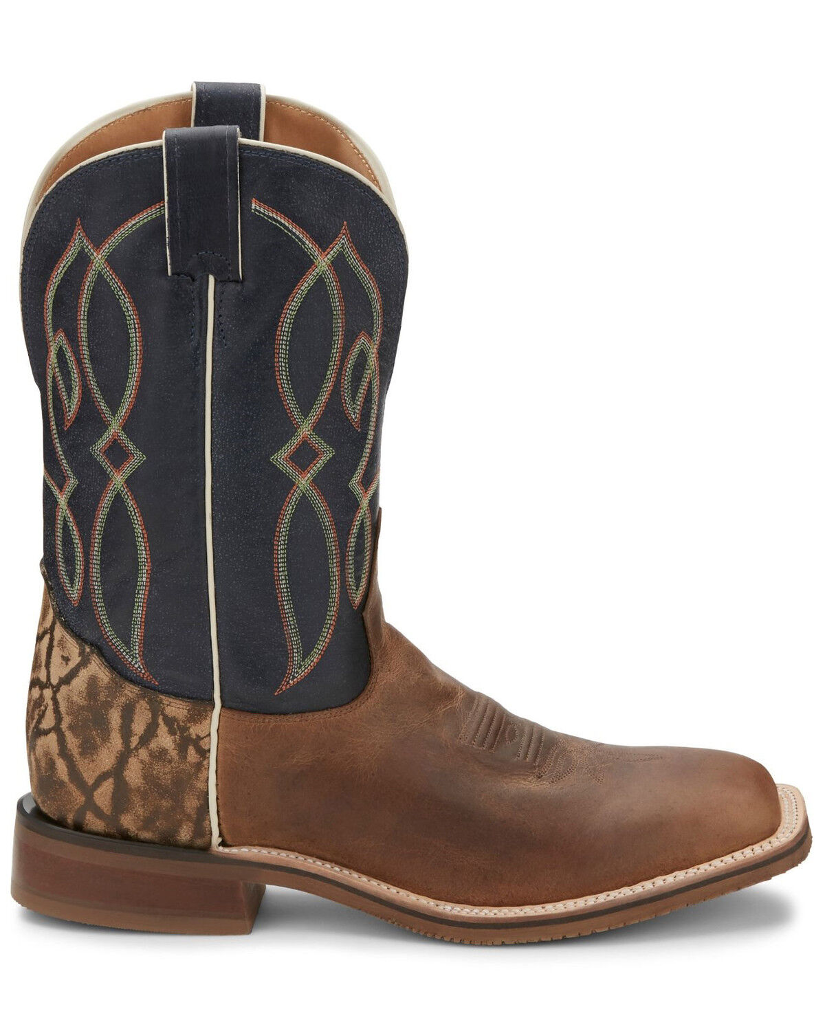 Image #2 - Tony Lama Men's Landgrab Western Boots - Broad Square Toe, Tan, hi-res