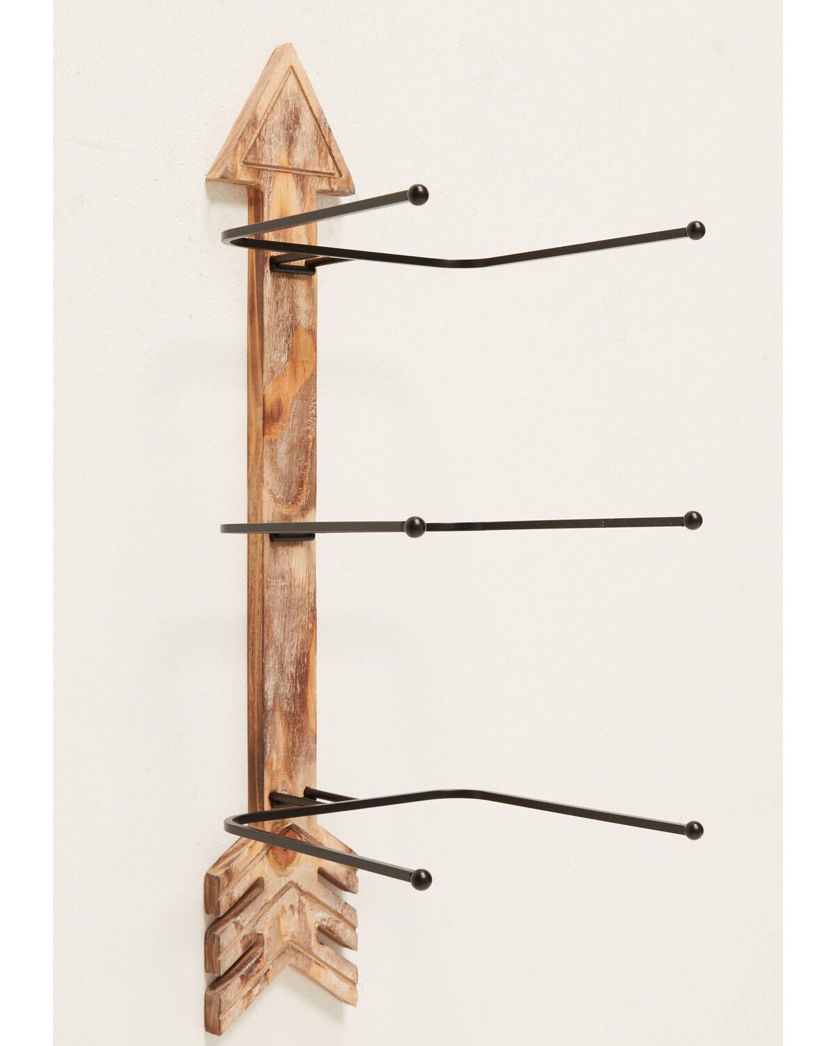 Image #3 - BB Ranch&reg; Arrow Wood And Metal Hat Rack, Brown, hi-res