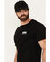 Image #2 - NRA Men's Vintage American Flag Short Sleeve Graphic T-Shirt, Black, hi-res
