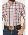 Image #3 - Cinch Men's Plaid Print Short Sleeve Button-Down Western Shirt, Red, hi-res