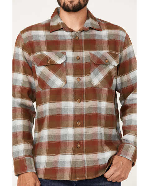 Image #3 - Pendleton Men's Burnside Plaid Print Long Sleeve Western Flannel Shirt , , hi-res