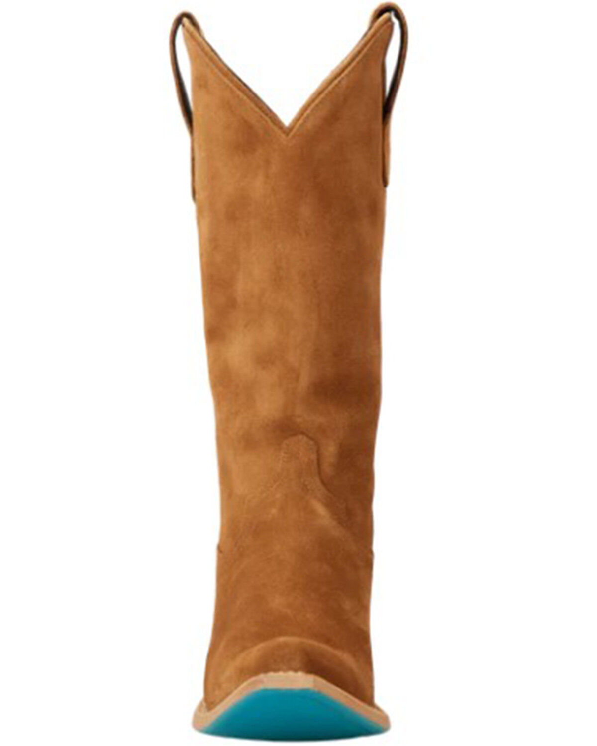 Image #4 - Lane Women's Emma Jane Suede Tall Western Boots - Snip Toe, Brown, hi-res