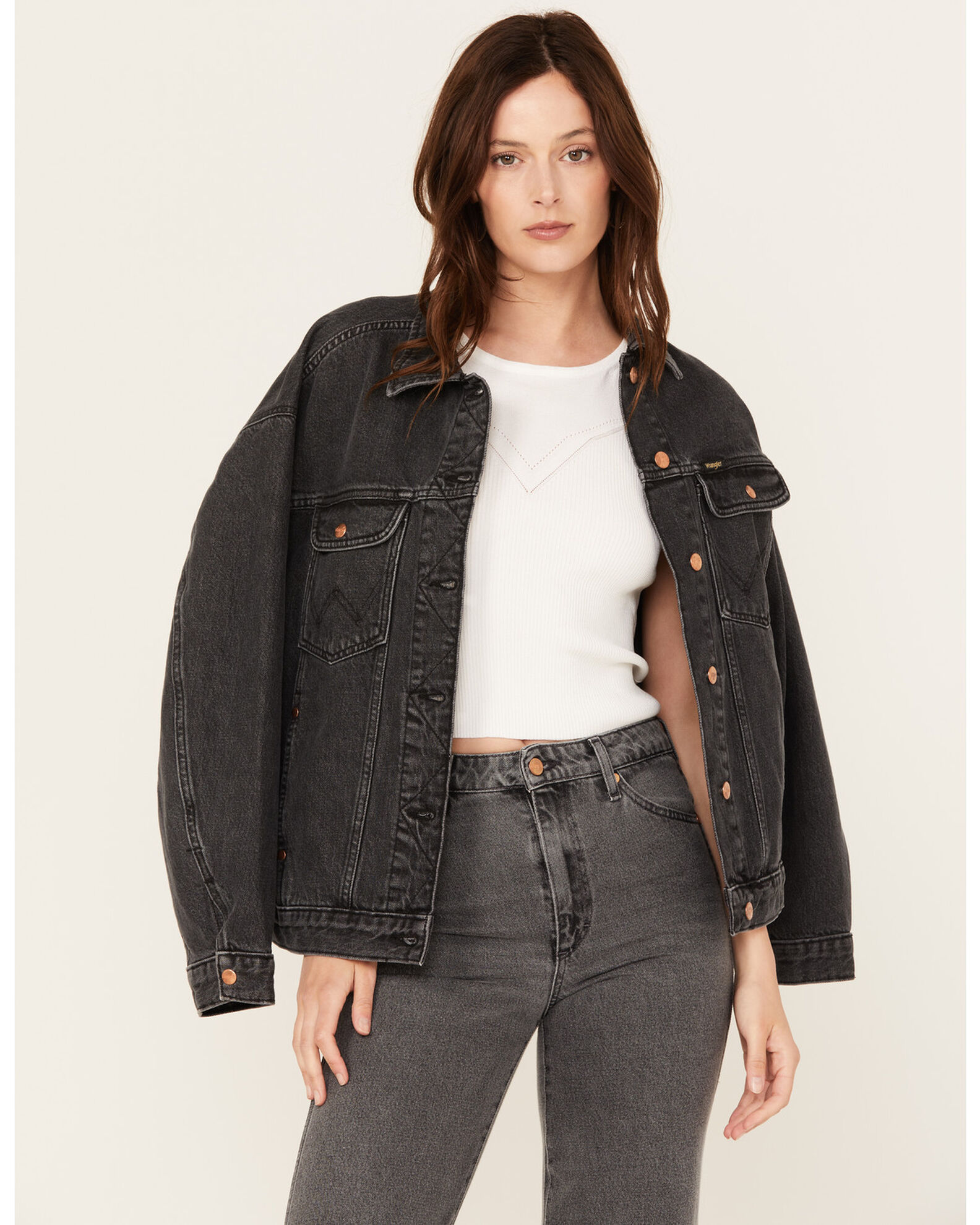 Wrangler denim trucker jacket outlet