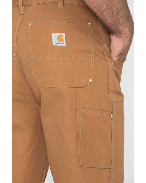 Image #5 - Carhartt Double Duck Dungaree Fit Khaki Work Jeans - Big, Brown, hi-res