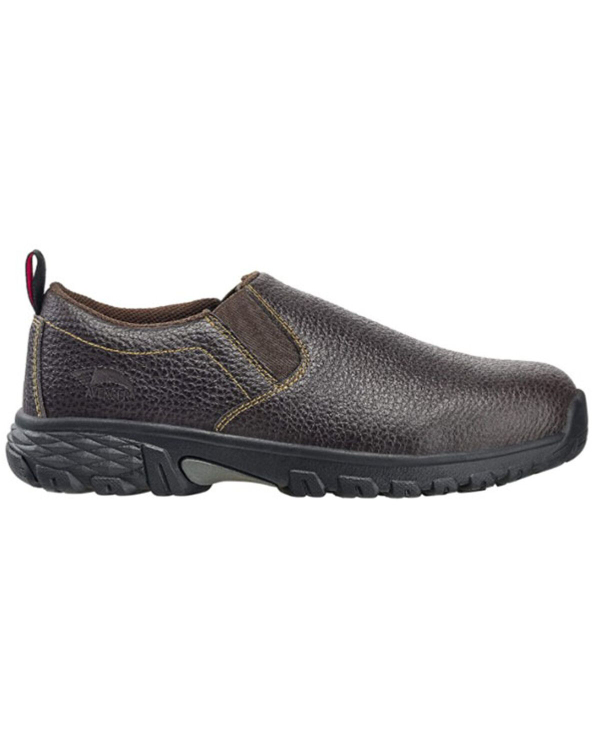 Image #2 - Avenger Men's Flight Brown Waterproof Work Shoes - Alloy Toe, Brown, hi-res