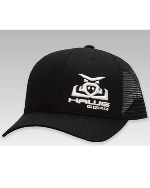 RopeSmart Men's Hawg Gear Embroidered Mesh-Back Ball Cap , Black, hi-res