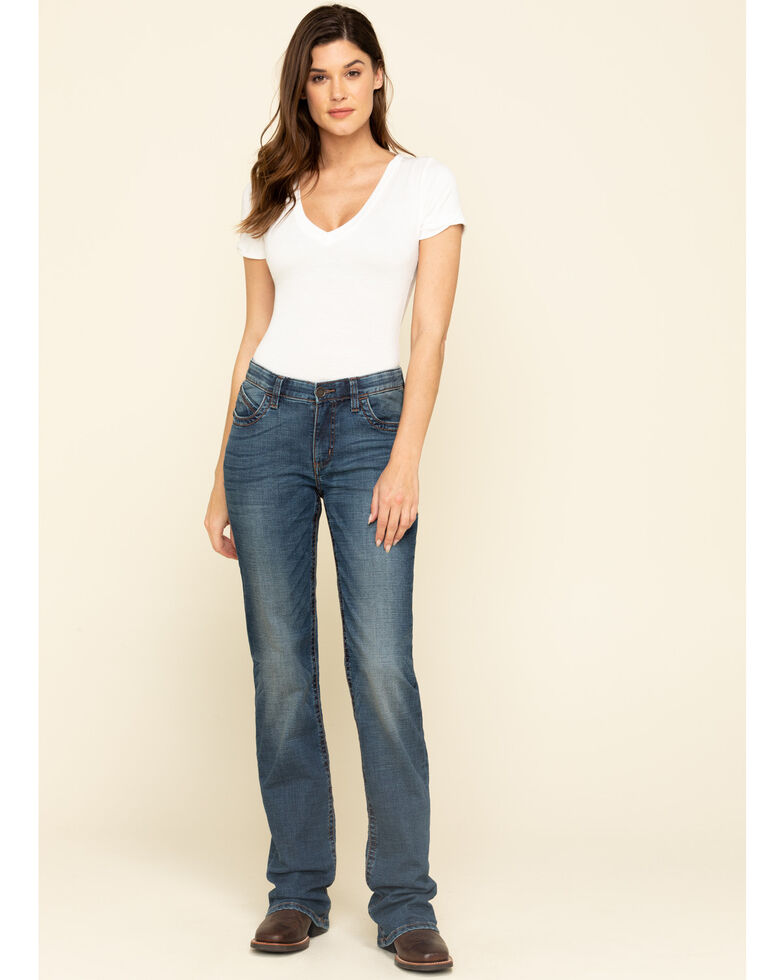 Wrangler Women's Medium Willow Riding Jeans , Blue, hi-res