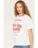Image #2 - Girl Dangerous Women's Rodeo Stock Show Short Sleeve Graphic Tee, White, hi-res