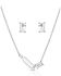 Image #2 - Montana Silversmiths Women's Modern Muse Crystal Jewelry Set, Silver, hi-res