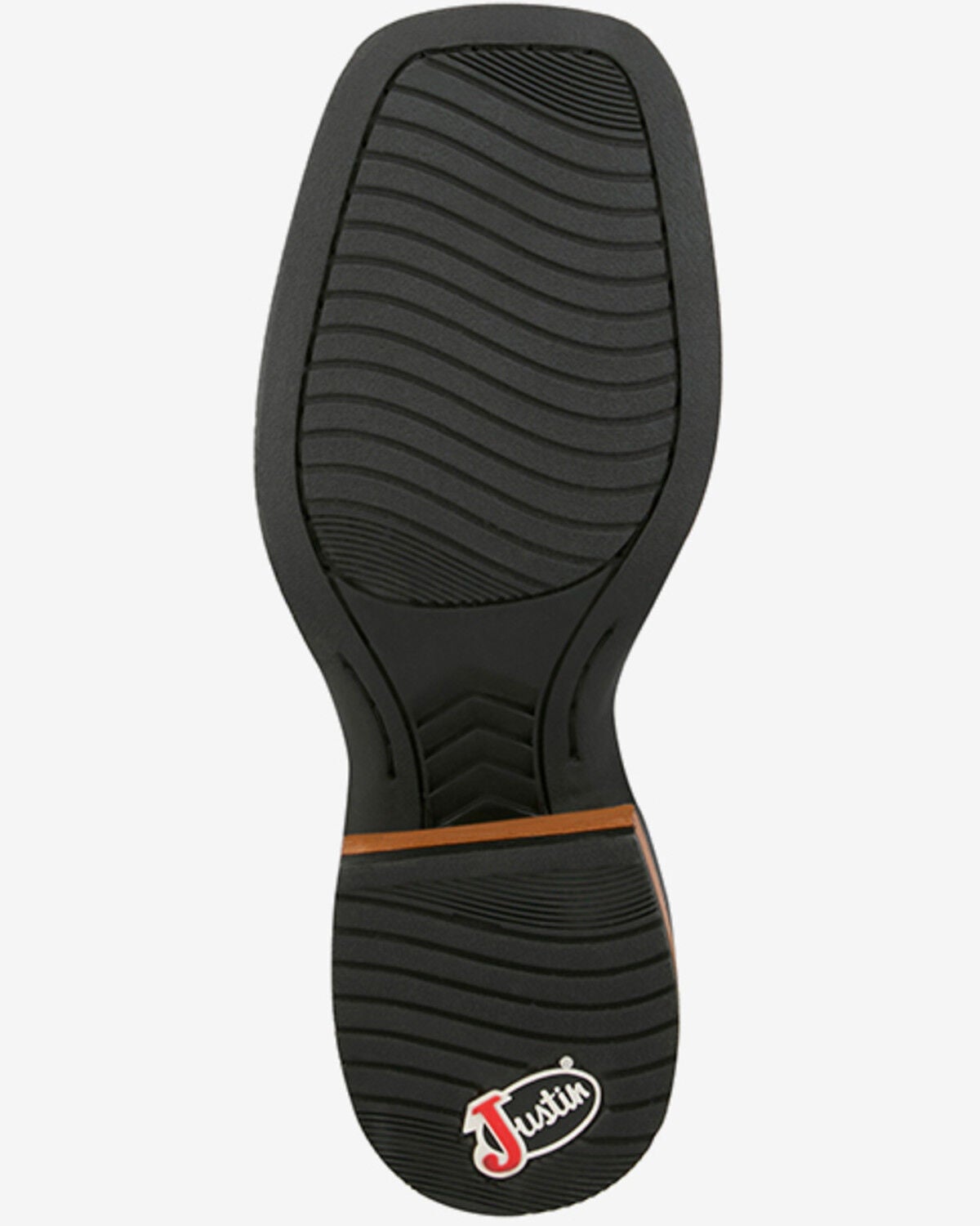 Image #7 - Justin Women's Outlaw Ryley Performance Western Boots - Broad Square Toe, Black/purple, hi-res