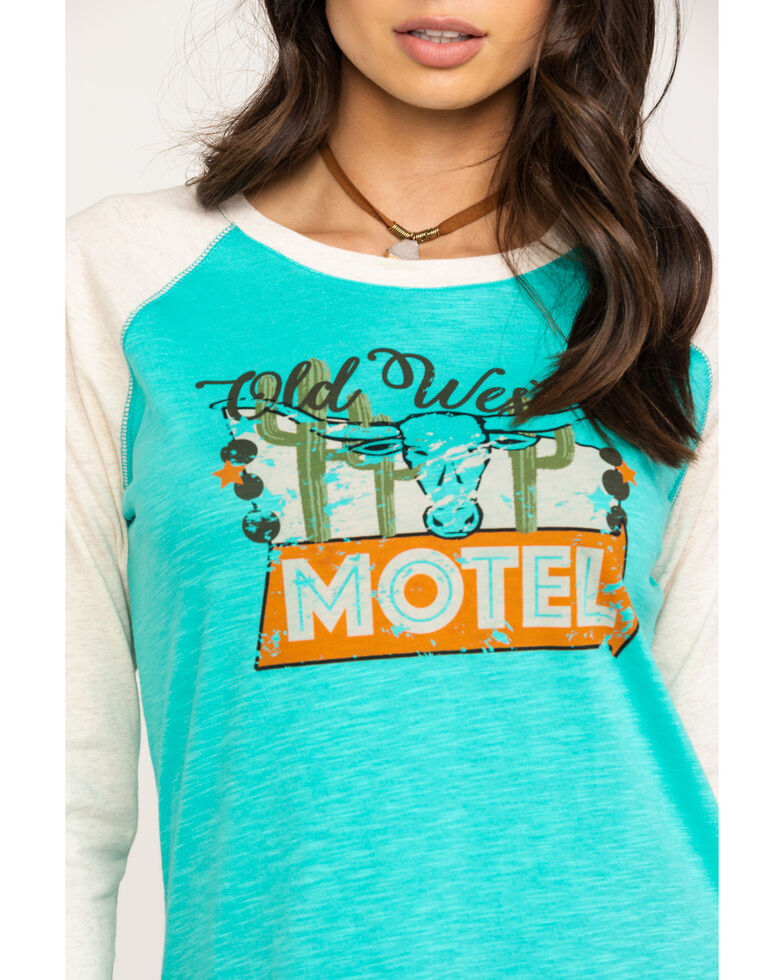Ariat Women S Old West Raglan Long Sleeve Tee Sheplers