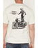 Image #4 - Dickies X Harley Davidson Men's Cowboy Short Sleeve Graphic Tee, Cream, hi-res