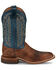 Image #2 - Justin Men's Poston Western Boots - Broad Square Toe , Brown, hi-res