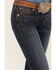 Ariat Women's R.E.A.L. Low Rise Charly Stretch Relaxed Straight Jeans, Dark Wash, hi-res