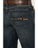 Image #3 - Ariat Men's M4 Derek Dark Wash Relaxed Stretch Bootcut Jeans - Big , Dark Wash, hi-res