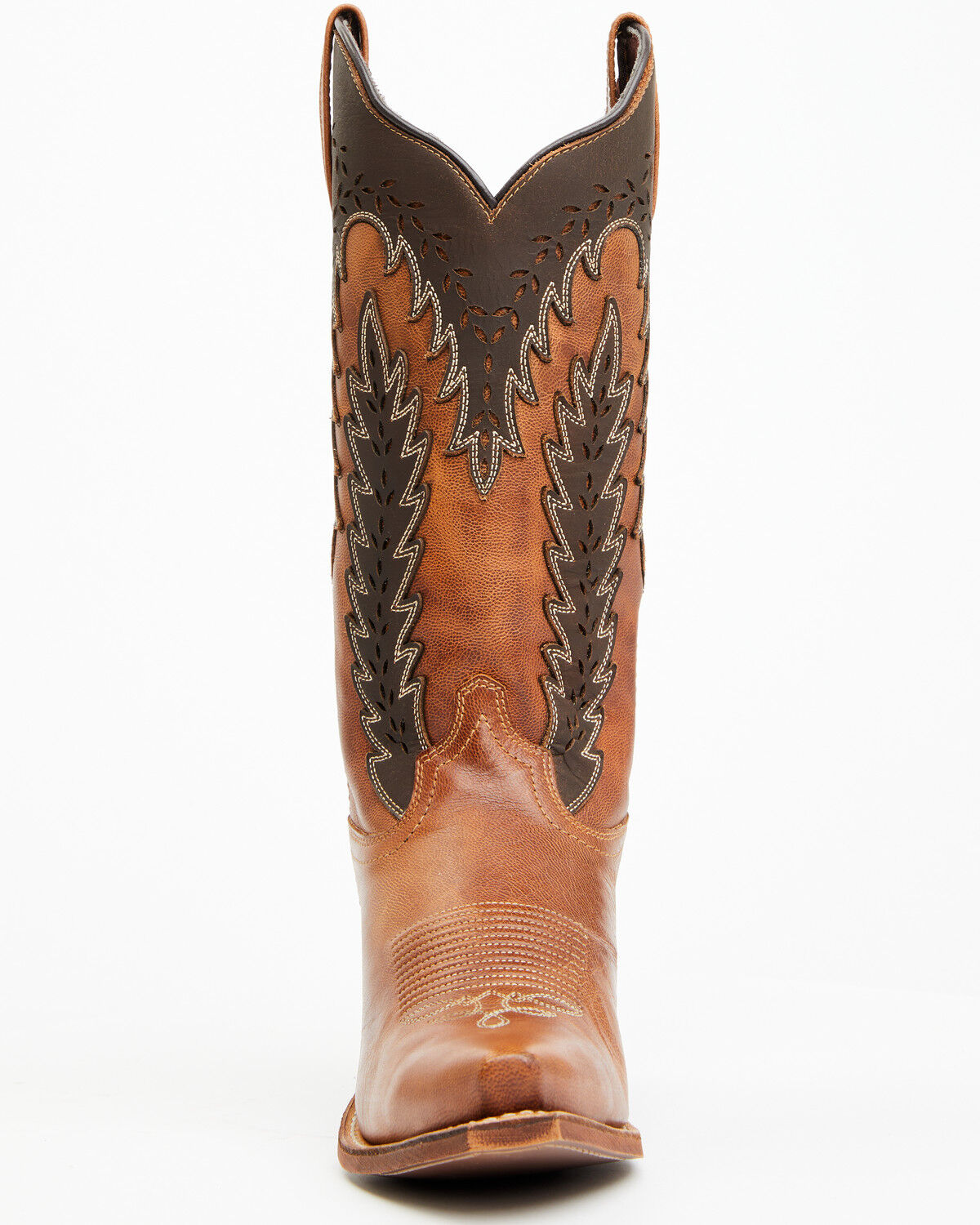 Image #4 - Laredo Women's Farah Western Boots - Snip Toe, Honey, hi-res