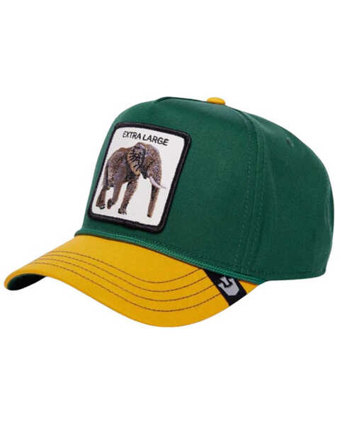 Image #1 - Goorin Bros Men's Elephant Canvas Ball Cap , Green, hi-res