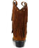 Image #7 - Shyanne Girls' Double-Fringe Western Boots - Snip Toe, Brown, hi-res