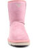 Image #4 - Superlamb Women's Argali 7.5" Suede Leather Pull On Casual Boots - Round Toe , Pink, hi-res