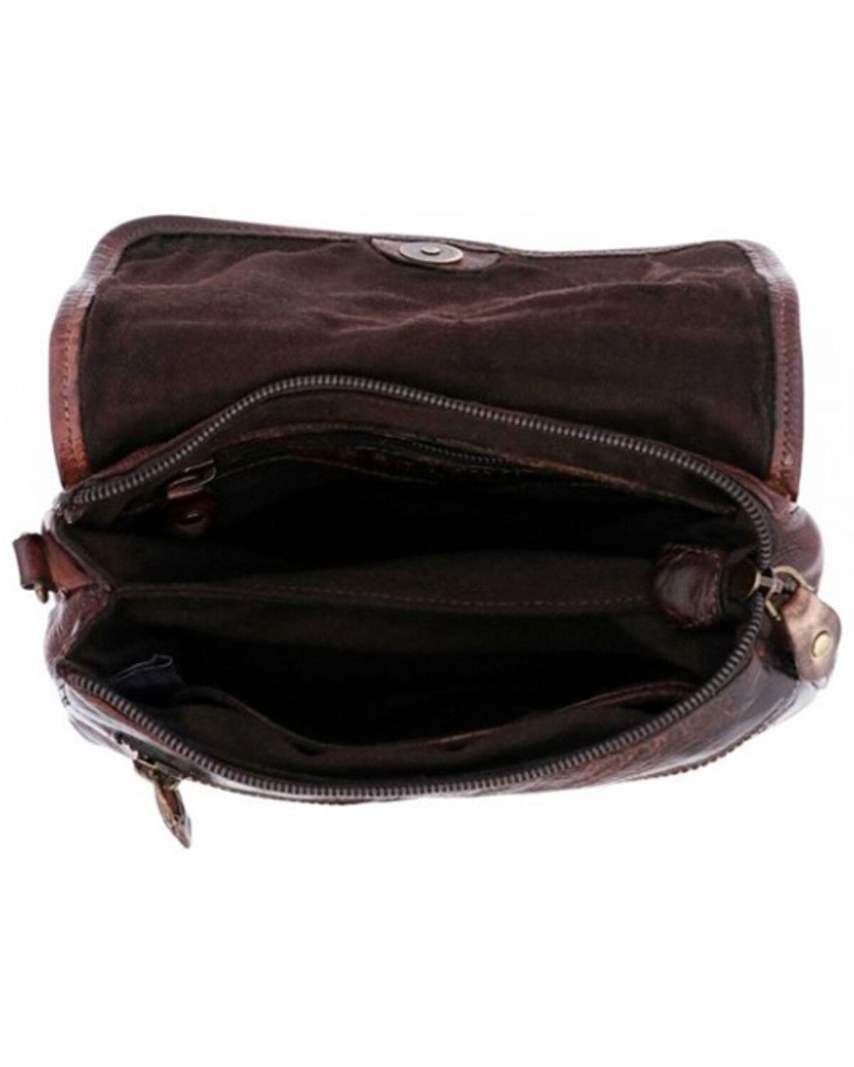 Image #4 - Bed Stu Women's Ziggy Crossbody Bag, Brown, hi-res