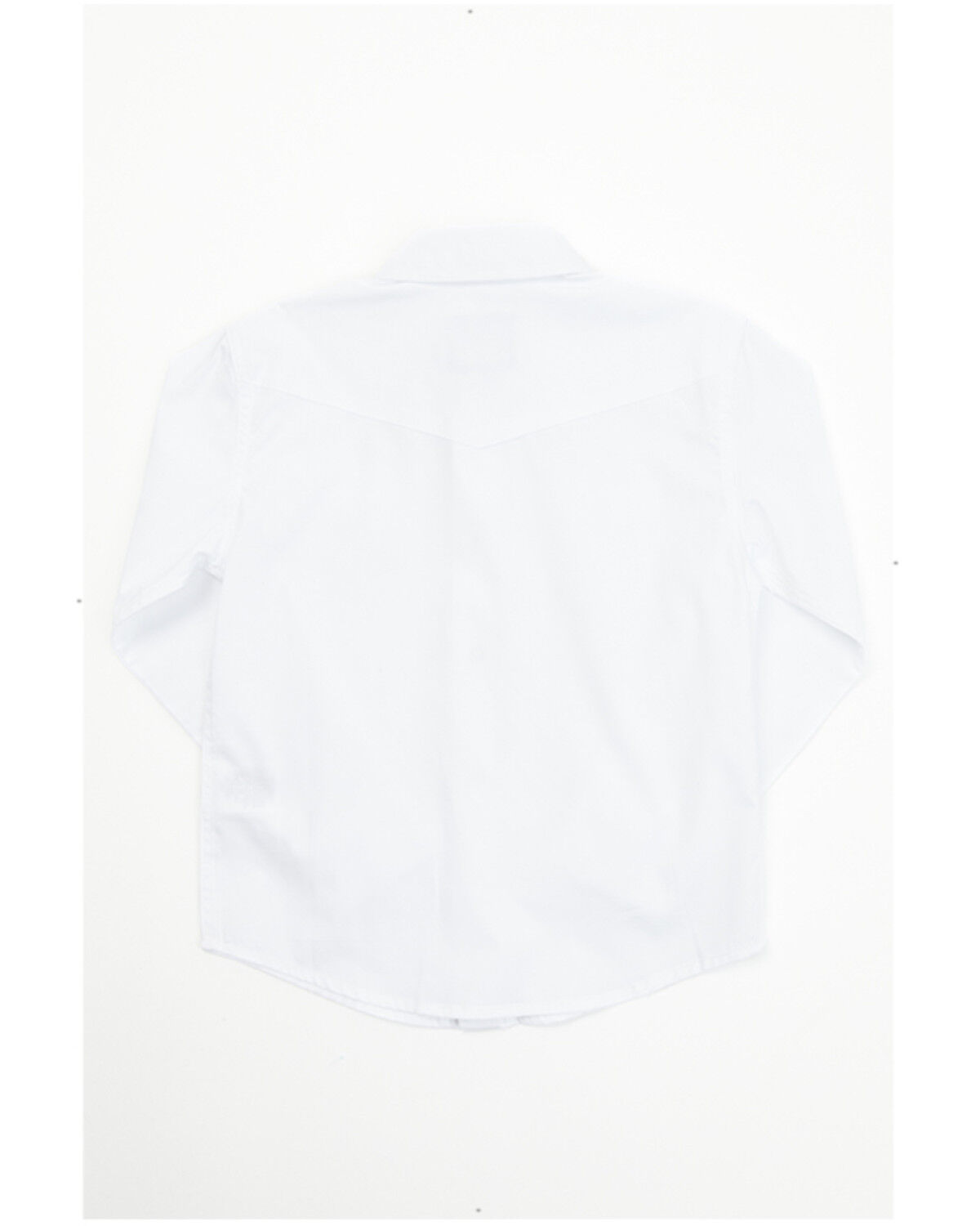 Image #3 - Gibson Trading Co Toddler Boys' Solid Long Sleeve Pearl Snap Western Shirt, White, hi-res